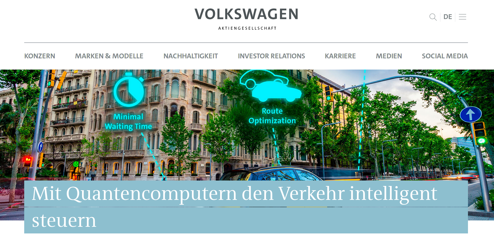 VW und Quantencomputer