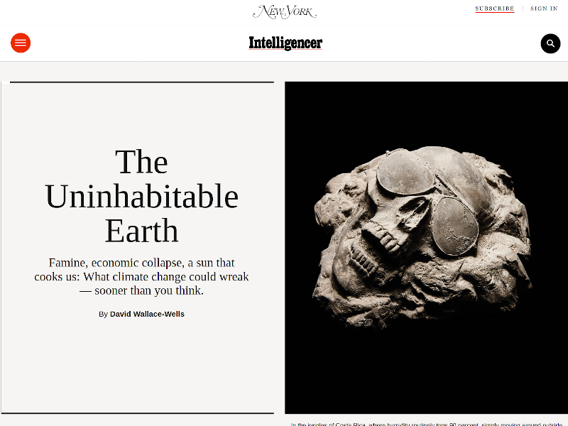 The Uninhabitable Earth Screenshot